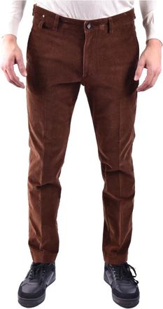 Paolo Pecora Broek - Heren - Chinos - Bruin - M - Broeken