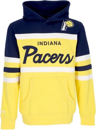 Mitchell & Ness Indiana Pacers NBA Hoodie - Heren - Hoodies - Veelkleurig - S - Katoen - Hoodies & sweatvesten