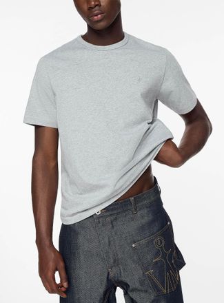 J.W.Anderson Mens Anchor embroidery T-shirt