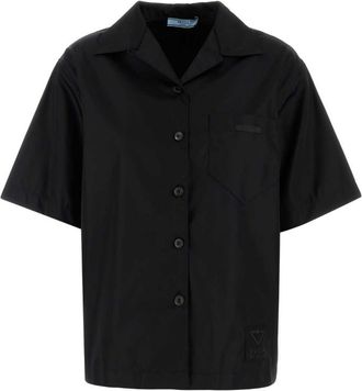Prada Black Regular Solid Shirt