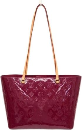 Louis Vuitton Pre-owned Tote Bags, female, Purple, Size: ONE SIZE Pre-owned Long Beach M90480