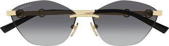 Gucci Sunglasses Gg2050 S 002 Gold Black/Gray Gradient Woman
