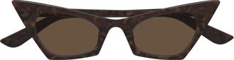 Alexander McQueen Alexander McQueen, Sunglasses, female, Brown, Size: 48 MM Sunglasses