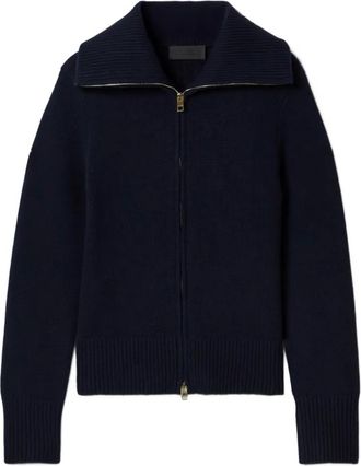 Nili Lotan Cardigan con zip - Blu
