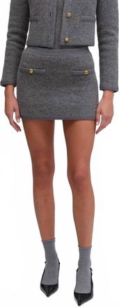 Ronny Kobo Dawn Cardigan In Slate Grey