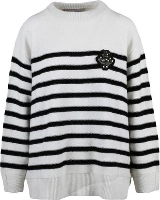 Ermanno Scervino Round-neck Truien - Dames - Ronde hals truien - Veelkleurig - S - Wol - Truien & Vesten