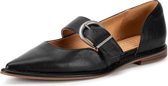 Yellow Box Womens Romeria B Flats In Black