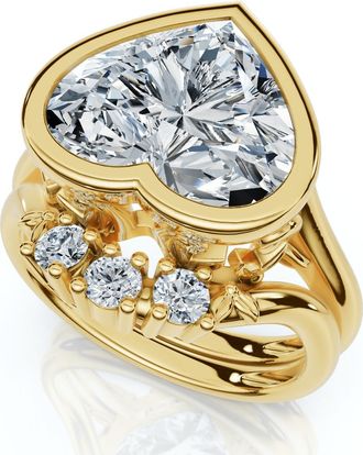 Pompeii3 Diamond Engagement Wedding Ring Set