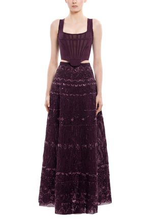 Saiid Kobeisy Beaded Skirt