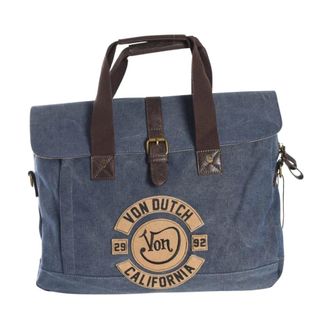Von Dutch Sac &agrave; main JOD - Heren - Schoudertassen - Blauw - ONE Size - Katoen - Tassen
