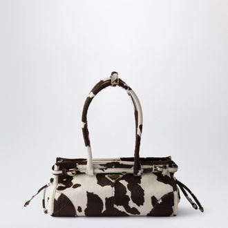 Prada Medium Bonnie bag with cow print