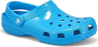 Crocs Womens Crocs Classic Neon Highlighter 209683-4OS Clog Blue Casual Shoes GBO1603