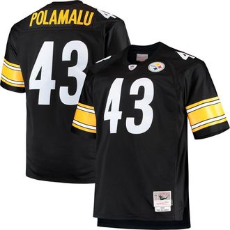 Mitchell & Ness Mens Mitchell & Ness Troy Polamalu Black Pittsburgh Steelers Big & Tall 2005 Retired Player Replica Jersey at Nordstrom, Size Xx-Large