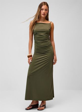 Twik Womens Draped maxi dress