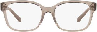 A|X Armani Exchange 53mm Rectangular Sunglasses in Grey at Nordstrom