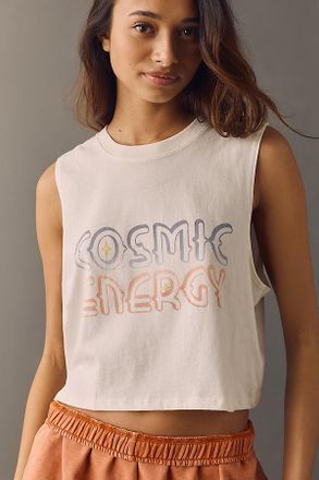 Anthropologie Cosmic Energy Graphic Tank Top