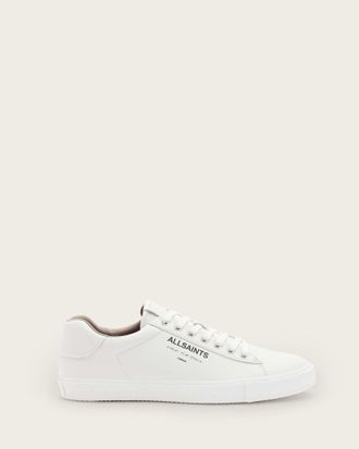 AllSaints Underground Leather Low Top Sneakers