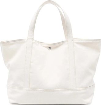 Toteme Katoenen Strandtas - Dames - Shoppers - Wit - ONE Size - Katoen - Tassen