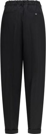 Marni Mens Black Wool Casual Pants