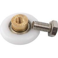 OEM Juego De 4 Rodillos De Repuesto Para Puertas Correderas De Ducha Con Tornillos M4, 20 Mm De Di&aacute;metro - Crezuo