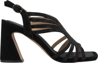 Alma En Pena Sandalen met trechterhak - Dames - Sandalen met hakken - Zwart - 41 EU - Schoenen