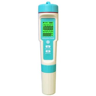 OEM Medidor De Ph 7 En 1 Con Medici&oacute;n De Temperatura, Salinidad, Tds Y Ce Probador Autom&aacute;tico, Multifuncional, De Alta Precisi&oacute;n E Impermeable Mediciones 