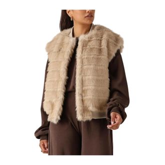 Nukus Nukus, Dames, Jassen, Beige, Maat: 2XL