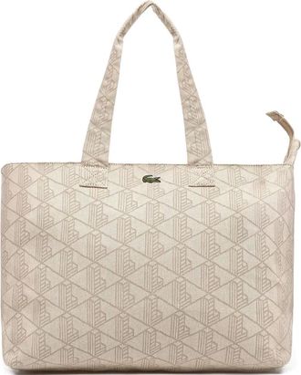 Lacoste Borsa tote Summer Pack - Toni neutri