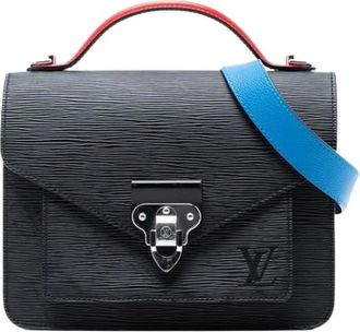 Louis Vuitton Pre-owned Monceau - Dames - Vintage Handtas - Zwart - ONE Size - Leer - Vintage