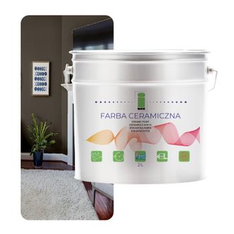 OEM Pintura Cer&aacute;mica Para Paredes, Lavable, Cuarzo Gris, 2 L, Resistente A Las Manchas