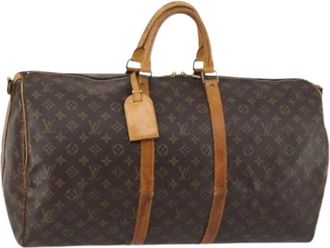 Louis Vuitton Pre-owned Weekend Bags, female, Brown, Size: ONE SIZE Pre-owned Weekend Bag