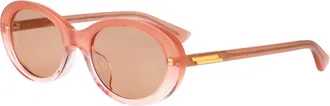 Bottega Veneta Womens Sunglasses Bv1415sk Pink Acetate Pink-Pink-Pink Pink/pink/pink