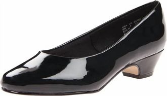 Hush Puppies Womens Angel Ii Pump In Black Patent