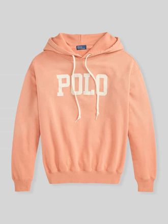 Polo Ralph Lauren Relaxed Fit Hoodie aus Baumwoll-Mix in Koralle, Gr&ouml;&szlig;e XXL