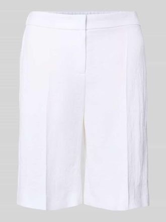 HUGO BOSS Regular Fit Bermudas aus Leinen-Viskose-Mix Modell TIANALA in Weiss, Gr&ouml;&szlig;e 32