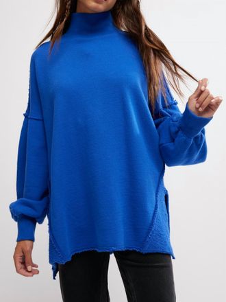 Free People Wonderful Pullover In Mazarine