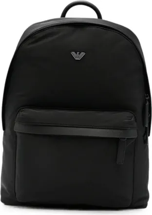 Emporio Armani Backpack Front Pocket Black Beauty