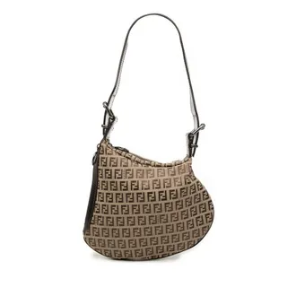 Fendi Pre-owned Fendi Zucchino Oyster Shoulder Bag Ladies 2OG7WF42668Q76LW