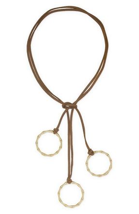 Ramy Brook Chiara Wrap Necklace in Brown/gold at Nordstrom
