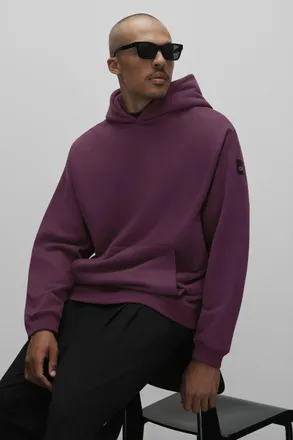 Alo | Renown Heavy Weight Hoodie in Rich Bordeaux, Size: Medium