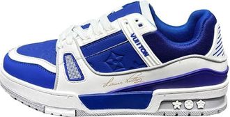 Generic Couple Breathable Board Shoes Versatile Casual Low Cut Anti Slip wear Resistant Sports Casual Sports Shoes (White,4.5)