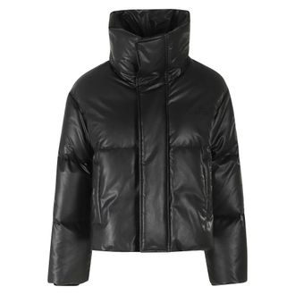 Maison Margiela Dames, Jassen, Zwart, Maat: M Leer