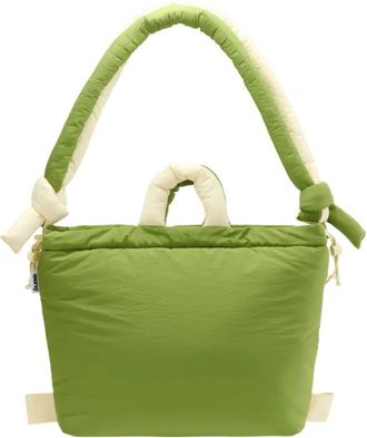 &Ouml;lend Ona Soft Bag - Dames - Shoppers - Groen - ONE Size - Tassen
