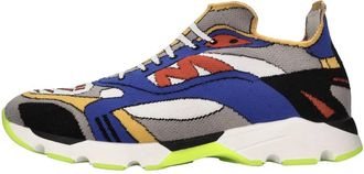 Marni Stretch Fabric Sneakers - Heren - Sneakers - Veelkleurig - 41 EU - Leer - Schoenen