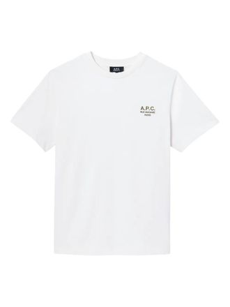 A.P.C. logo-print T-shirt - White