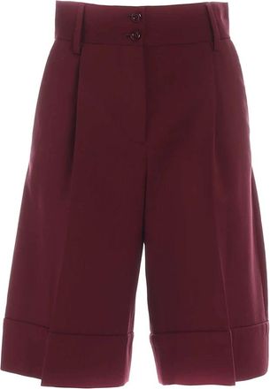 See By Chlo&eacute; Long Shorts - Dames - Korte Broeken - Rood - S - Katoen - Korte Broeken