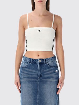adidas Top crop in misto cotone riciclato Adidas Originals