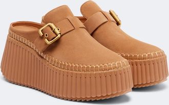 Chlo&eacute; Chlo&eacute; Nama leather platform mules