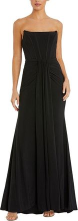 Mac Duggal Strapless Sweetheart Jersey Gown
