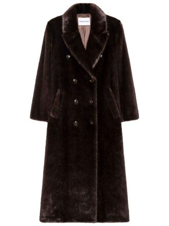 Stand Studio Harper Faux Fur Long Coat Clothing